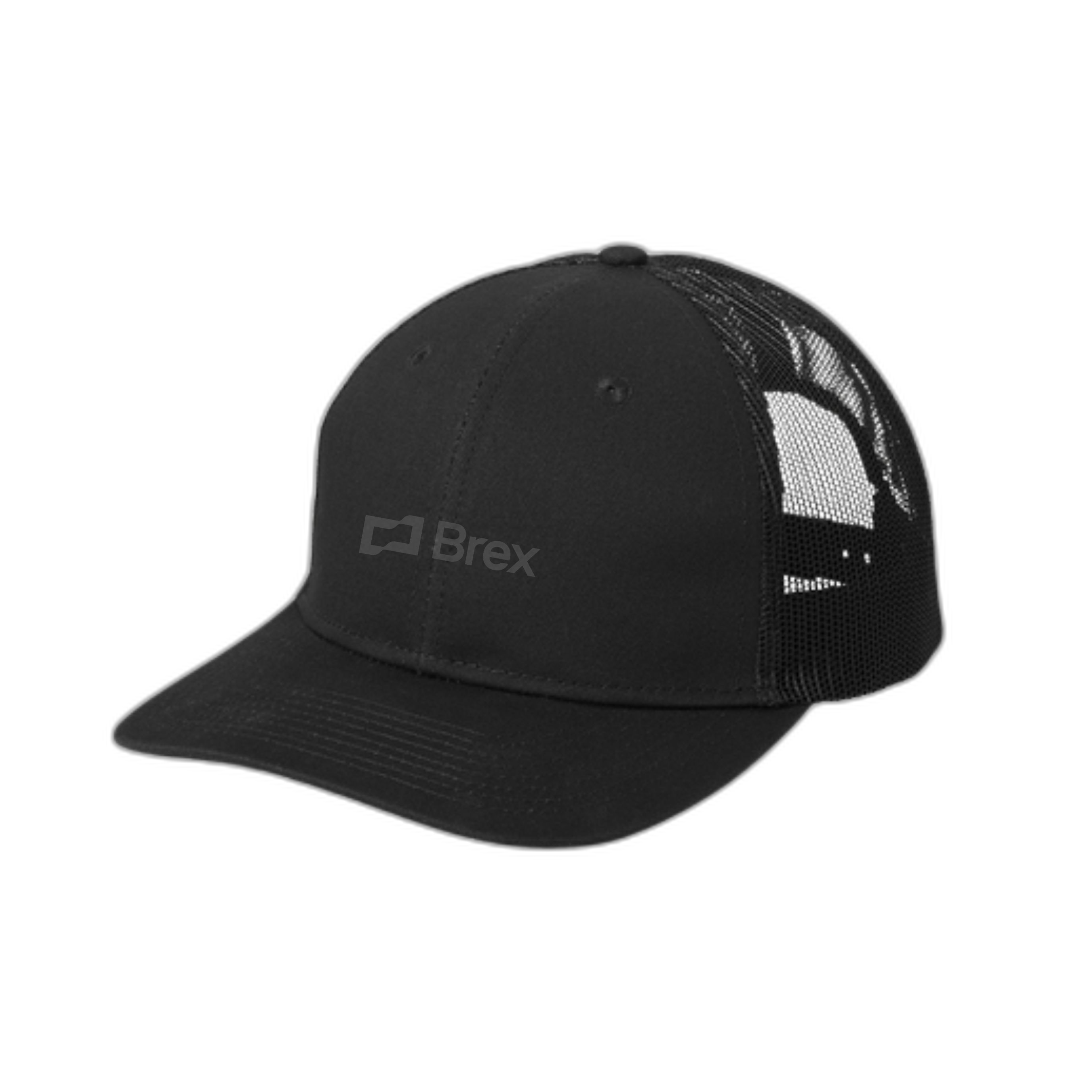 Port Authority Snapback Trucker Cap in Black