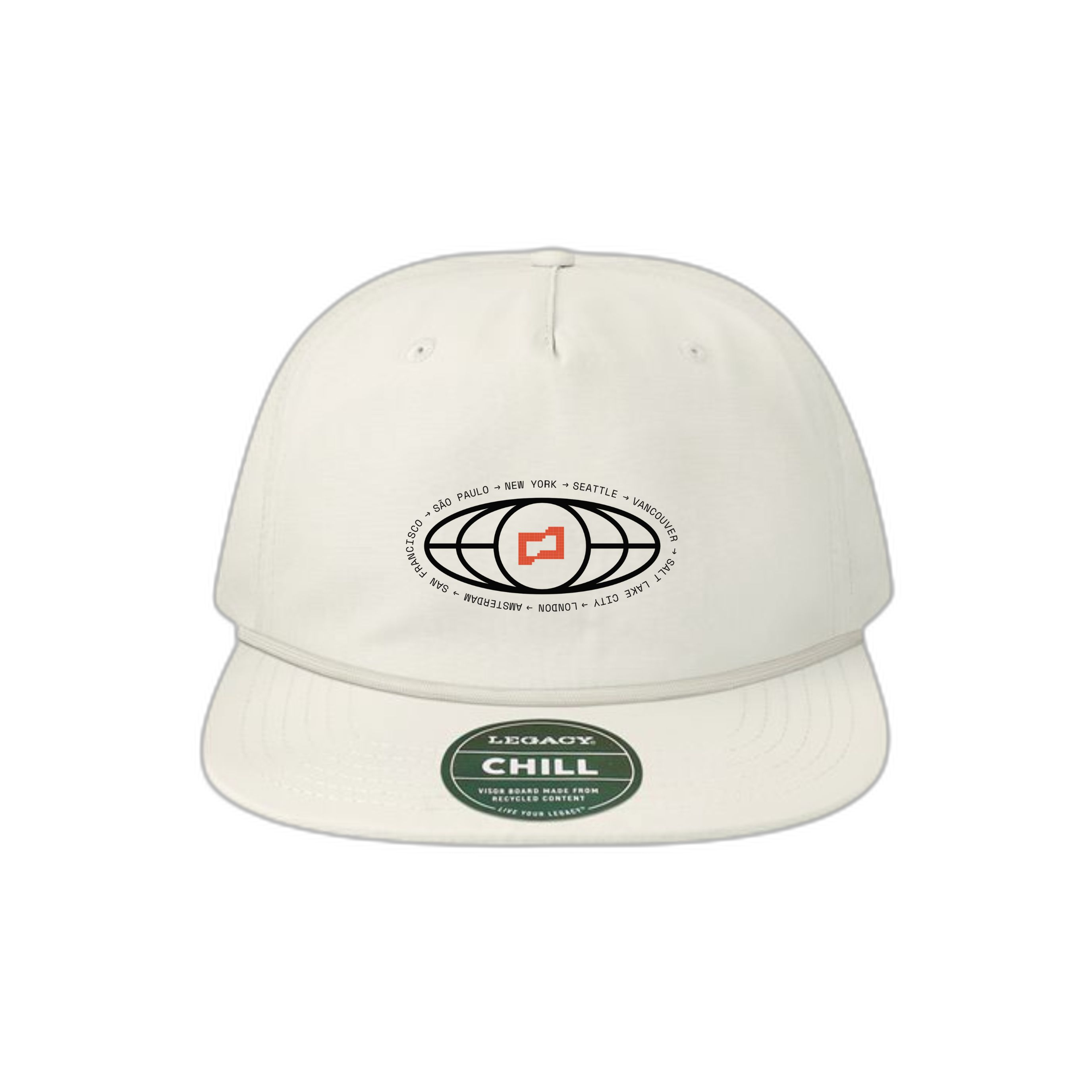 The Chill Cap in White/Linen